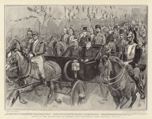 Rheims'deki Manevralara Gitmek, Fresnois İstasyonundan Alayı